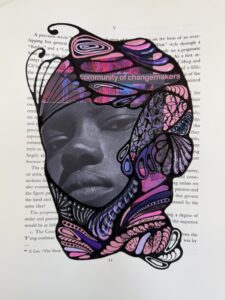 mixed media collage Cindy Doff